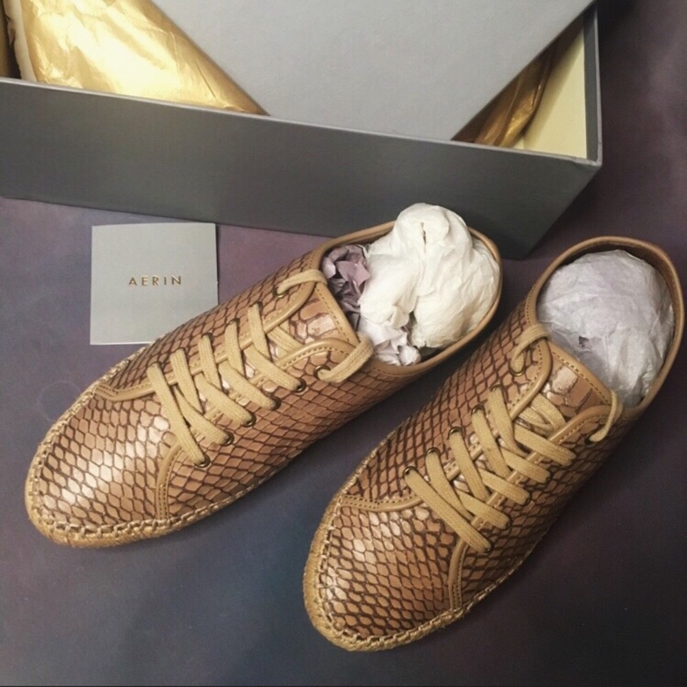 Snakeskin Sneakers by Aerin